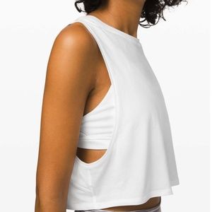 Lululemon⎜Muscle Love Crop Tank⎜White